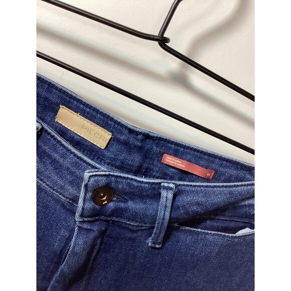 Anthropologie pilcro the skipper wide leg high rise jeans womens size 25 - Picture 6 of 16